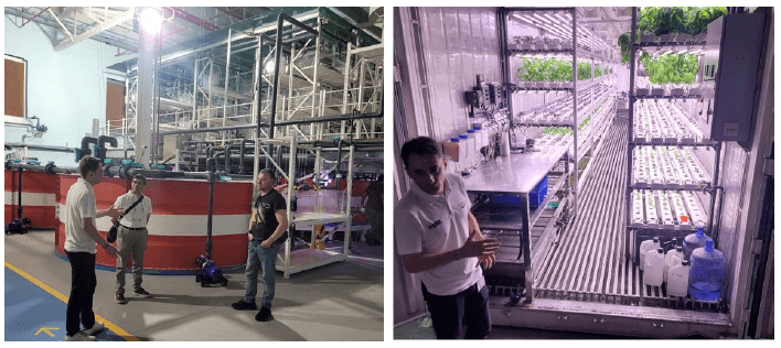 Figure 1. Some images of the facility