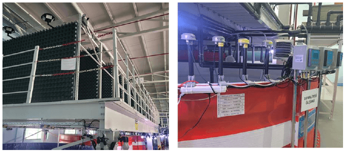 Figure 2. Some images of the equipment and systems in the facility