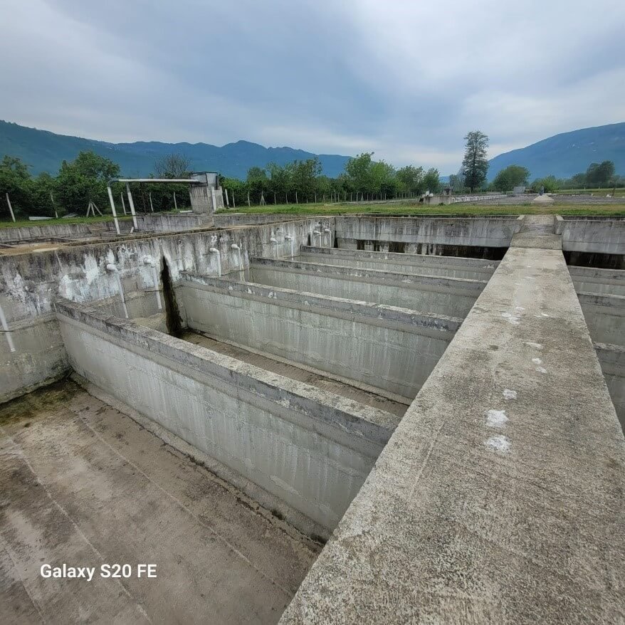 Figure 5. Empty ponds in the unused capacity area